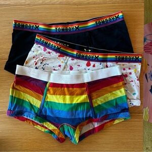 TomboyX Rainbow Boxer Briefs Set